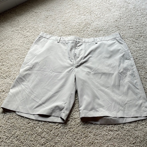 PGA Tour tan shorts size 42. Some marks around waistline as pictured. - Picture 2 of 8